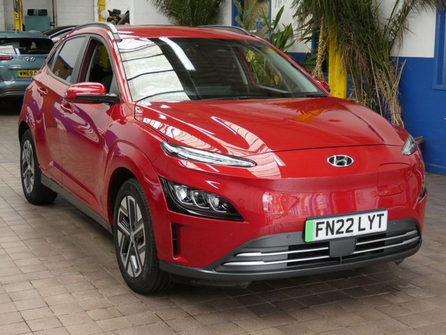 2022 22 Hyundai Kona 64kWh Premium SUV 5dr Electric Auto (10.5kW Charger) (204 ps)