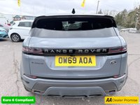 USED 2020 69 LAND ROVER RANGE ROVER EVOQUE Grey 2.0 D180 First Edition Euro 6 SUV, 31,800 miles, ULEZ compliant, Automatic 4WD, Sat nav, CarPlay/Android Auto, 360 Camera, Leather, 20in alloys. This 2020 Range Rover Evoque D180 First Edition boasts exceptionally low mileage for its age, having covered just 31,800 miles. This Four Wheel Drive model, registered in 2020, features a 2.0L Diesel Engine and meets Euro 6 emission standards. Its provenance is further assured with a 12 month MOT provided on purchase and a recent service completed on 26 January 2024 at 23,368 miles. Inside, you will find a luxurious experience enhanced by a 380W Meridian Sound System, Two Zone Climate Control, a