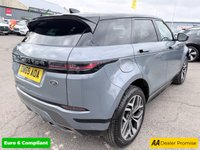 USED 2020 69 LAND ROVER RANGE ROVER EVOQUE Grey 2.0 D180 First Edition Euro 6 SUV, 31,800 miles, ULEZ compliant, Automatic 4WD, Sat nav, CarPlay/Android Auto, 360 Camera, Leather, 20in alloys. This 2020 Range Rover Evoque D180 First Edition boasts exceptionally low mileage for its age, having covered just 31,800 miles. This Four Wheel Drive model, registered in 2020, features a 2.0L Diesel Engine and meets Euro 6 emission standards. Its provenance is further assured with a 12 month MOT provided on purchase and a recent service completed on 26 January 2024 at 23,368 miles. Inside, you will find a luxurious experience enhanced by a 380W Meridian Sound System, Two Zone Climate Control, a
