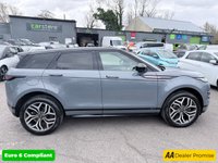 USED 2020 69 LAND ROVER RANGE ROVER EVOQUE Grey 2.0 D180 First Edition Euro 6 SUV, 31,800 miles, ULEZ compliant, Automatic 4WD, Sat nav, CarPlay/Android Auto, 360 Camera, Leather, 20in alloys. This 2020 Range Rover Evoque D180 First Edition boasts exceptionally low mileage for its age, having covered just 31,800 miles. This Four Wheel Drive model, registered in 2020, features a 2.0L Diesel Engine and meets Euro 6 emission standards. Its provenance is further assured with a 12 month MOT provided on purchase and a recent service completed on 26 January 2024 at 23,368 miles. Inside, you will find a luxurious experience enhanced by a 380W Meridian Sound System, Two Zone Climate Control, a