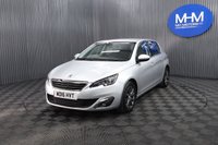 USED 2016 16 PEUGEOT 308 1.6 BlueHDi Allure Hatchback 5dr Diesel Manual Euro 6 (s/s) (120 ps) FULL SERVICE HISTORY / PARKING SENSORS / FINANCE AVAILABLE