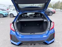 USED 2019 69 HONDA CIVIC Blue 1.5 VTEC Turbo Sport Euro 6 hatchback, 43,710 miles, ULEZ compliant, Auto CVT, Sat Nav, Rear camera, Bluetooth, Adaptive cruise, 17in alloys, A/C This 2019 Honda Civic VTEC Turbo Sport is a superb example with exceptionally low mileage for its age, having covered just 43,710 miles, And a full dealership Service history at 7K, 11K, 14K, 20K, 27K, 33K, and 39K. This Euro 6 compliant 1.5 litre petrol model comes with a 3 month warranty for your peace of mind, and its MOT is valid until December 2026, ensuring its roadworthiness. The Sport trim level enhances its appeal, and it boasts a suite of convenient features including a rear parking ca