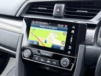 USED 2019 69 HONDA CIVIC Blue 1.5 VTEC Turbo Sport Euro 6 hatchback, 43,710 miles, ULEZ compliant, Auto CVT, Sat Nav, Rear camera, Bluetooth, Adaptive cruise, 17in alloys, A/C This 2019 Honda Civic VTEC Turbo Sport is a superb example with exceptionally low mileage for its age, having covered just 43,710 miles, And a full dealership Service history at 7K, 11K, 14K, 20K, 27K, 33K, and 39K. This Euro 6 compliant 1.5 litre petrol model comes with a 3 month warranty for your peace of mind, and its MOT is valid until December 2026, ensuring its roadworthiness. The Sport trim level enhances its appeal, and it boasts a suite of convenient features including a rear parking ca