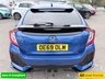 USED 2019 69 HONDA CIVIC Blue 1.5 VTEC Turbo Sport Euro 6 hatchback, 43,710 miles, ULEZ compliant, Auto CVT, Sat Nav, Rear camera, Bluetooth, Adaptive cruise, 17in alloys, A/C This 2019 Honda Civic VTEC Turbo Sport is a superb example with exceptionally low mileage for its age, having covered just 43,710 miles, And a full dealership Service history at 7K, 11K, 14K, 20K, 27K, 33K, and 39K. This Euro 6 compliant 1.5 litre petrol model comes with a 3 month warranty for your peace of mind, and its MOT is valid until December 2026, ensuring its roadworthiness. The Sport trim level enhances its appeal, and it boasts a suite of convenient features including a rear parking ca