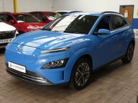 USED 2022 22 HYUNDAI KONA 64kWh Premium SUV 5dr Electric Auto (10.5kW Charger) (204 ps) SAT NAV CARPLAY HEATED SEATS HEATED STEERING WHEEL REAR VIEW CAMERA CRUISE CONTROL PARKING SENSORS 1 OWNER EXCELLENT SERVICE HISTORY WARRANTY