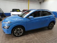 USED 2022 22 HYUNDAI KONA 64kWh Premium SUV 5dr Electric Auto (10.5kW Charger) (204 ps) SAT NAV CARPLAY HEATED SEATS HEATED STEERING WHEEL REAR VIEW CAMERA CRUISE CONTROL PARKING SENSORS 1 OWNER EXCELLENT SERVICE HISTORY WARRANTY
