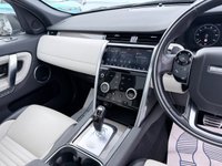 USED 2019 69 LAND ROVER DISCOVERY SPORT White 2.0 D180 MHEV R-Dynamic SE Euro 6 , 38,340 miles, ULEZ compliant, Automatic 4WD, Leather, Sat nav, Rear camera, Panoramic roof, Alloys, 7 Seats This 2019 Land Rover Discovery Sport D180 R-Dynamic SE boasts exceptionally low mileage for its age, having covered just 38,340 miles. This Euro 6 compliant, four wheel drive model features a 2.0L diesel engine and offers flexible seating for seven occupants. It comes with a 3 month warranty and a 12 month MOT provided on purchase, ensuring peace of mind. Service history at 8K, 18K, 27K, and 36K The vehicle's last service was completed on 2025 08 07 at 36,120 miles, further demonstrating its exc