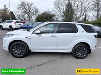 USED 2019 69 LAND ROVER DISCOVERY SPORT White 2.0 D180 MHEV R-Dynamic SE Euro 6 , 38,340 miles, ULEZ compliant, Automatic 4WD, Leather, Sat nav, Rear camera, Panoramic roof, Alloys, 7 Seats This 2019 Land Rover Discovery Sport D180 R-Dynamic SE boasts exceptionally low mileage for its age, having covered just 38,340 miles. This Euro 6 compliant, four wheel drive model features a 2.0L diesel engine and offers flexible seating for seven occupants. It comes with a 3 month warranty and a 12 month MOT provided on purchase, ensuring peace of mind. Service history at 8K, 18K, 27K, and 36K The vehicle's last service was completed on 2025 08 07 at 36,120 miles, further demonstrating its exc