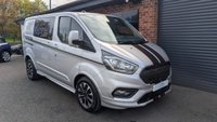 USED 2022 22 FORD TRANSIT CUSTOM 2.0 320 EcoBlue Sport Crew Van Double Cab 5dr Diesel Manual L1 H1 Euro 6 (s/s) (185 ps) *** ONE OWNER - NEW WET BELT - HALF LEATHER - 5 SEATS ***
