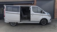 USED 2022 22 FORD TRANSIT CUSTOM 2.0 320 EcoBlue Sport Crew Van Double Cab 5dr Diesel Manual L1 H1 Euro 6 (s/s) (185 ps) *** ONE OWNER - NEW WET BELT - HALF LEATHER - 5 SEATS ***