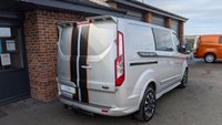 USED 2022 22 FORD TRANSIT CUSTOM 2.0 320 EcoBlue Sport Crew Van Double Cab 5dr Diesel Manual L1 H1 Euro 6 (s/s) (185 ps) *** ONE OWNER - NEW WET BELT - HALF LEATHER - 5 SEATS ***
