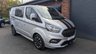 USED 2022 22 FORD TRANSIT CUSTOM 2.0 320 EcoBlue Sport Crew Van Double Cab 5dr Diesel Manual L1 H1 Euro 6 (s/s) (185 ps) *** ONE OWNER - NEW WET BELT - HALF LEATHER - 5 SEATS ***