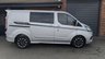 USED 2022 22 FORD TRANSIT CUSTOM 2.0 320 EcoBlue Sport Crew Van Double Cab 5dr Diesel Manual L1 H1 Euro 6 (s/s) (185 ps) *** ONE OWNER - NEW WET BELT - HALF LEATHER - 5 SEATS ***