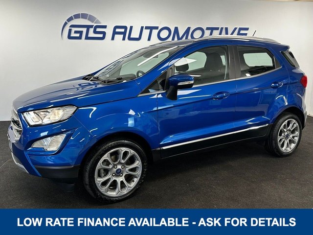View our Ford Ecosport 1.0 TURBO ECOBOOST TITANIUM AUTO 125 BHP + SAT NAV + REAR CAMERA