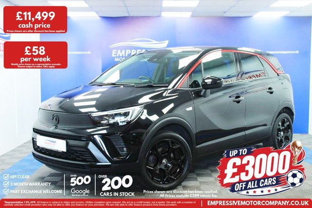 View our Vauxhall Crossland range