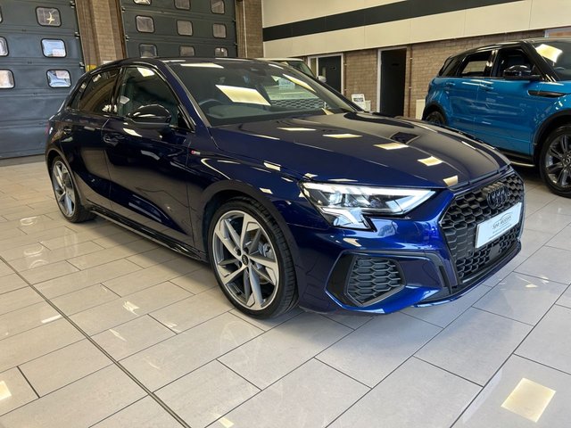 View our Audi A3 1.5 TFSI 35 Black Edition Sportback 5dr Petrol S Tronic Euro 6 (s/s) (150 ps)