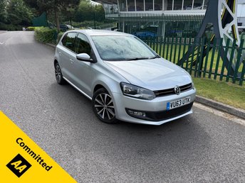 2013 VOLKSWAGEN POLO 1.2 Match Edition Hatchback 5dr Petrol Manual Euro 5 (70 ps)**TIMING BELT CHANGED**FULL SERVICE HISTORY** &pound;4895.00
