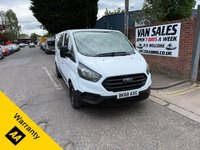 USED 2018 68 FORD TRANSIT CUSTOM 2.0 320 EcoBlue Crew Van Double Cab 5dr Diesel Manual L2 H1 Euro 6 (6 Seat) (130 ps)**CREW CAB**NO VAT** 