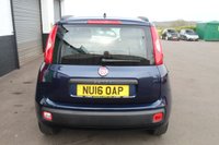 USED 2016 16 FIAT PANDA 1.2 Lounge Hatchback 5dr Petrol Manual Euro 6 (69 bhp) FINISHED IN MEDITERRANEAN BLUE--ONLY 34,000 MILES