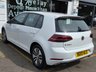 USED 2019 19 VOLKSWAGEN E-GOLF 35.8kWh e-Golf Hatchback 5dr Electric Auto (136 ps) 