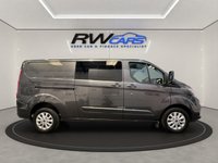 USED 2022 22 FORD TRANSIT CUSTOM 2.0 320 EcoBlue Limited Crew Van Double Cab 5dr Diesel Manual L2 H1 Euro 6 (s/s) (6 Seat) (130 ps) 