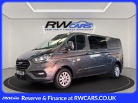 USED 2022 22 FORD TRANSIT CUSTOM 2.0 320 EcoBlue Limited Crew Van Double Cab 5dr Diesel Manual L2 H1 Euro 6 (s/s) (6 Seat) (130 ps) 