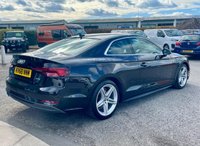 USED 2018 68 AUDI A5 1.4 TFSI S line Coupe 2dr Petrol S Tronic Euro 6 (s/s) (150 ps) 