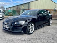 USED 2018 68 AUDI A5 1.4 TFSI S line Coupe 2dr Petrol S Tronic Euro 6 (s/s) (150 ps) 