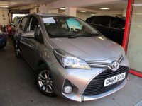 USED 2015 65 TOYOTA YARIS 1.33 Dual VVT-i Icon Hatchback 5dr Petrol Manual Euro 5 Euro 5 (99 ps) YES 17K ONLY , �&pound;35 ROAD TAX ,ONE OWNER ,4 MAIN DEALER SERVICE STAMPS ,3 KEYS ,SAT-NAV ,AIR-CON ,ALLOYS ,STUNNING EXAMPLE , 