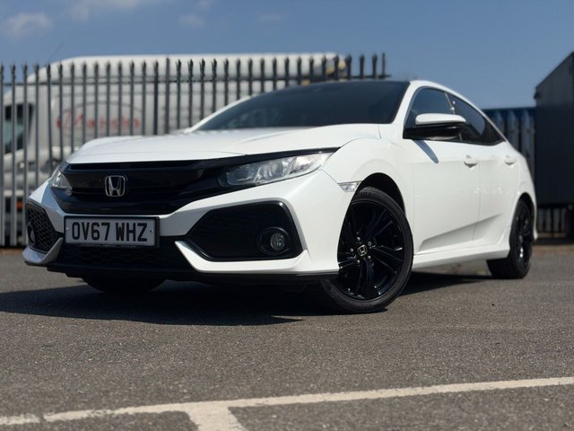 2017 67 Honda Civic 1.0 VTEC Turbo EX Hatchback 5dr Petrol Manual Euro 6 (s/s) (129 ps)