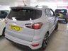 USED 2022 22 FORD ECOSPORT 1.0T EcoBoost GPF ST-Line SUV 5dr Petrol Manual Euro 6 (s/s) (125 ps) ONE LADY OWNER ,2 KEYS ,6 MONTHS WARRANTY ,3 SERVICE RECIEPTS ,PRISTINE CONDITION ,CREDIT TOO LAST LOCAL OWNER ,VIEWING AND TEST DRIVE ESSENTIAL , 