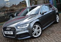 USED 2016 66 AUDI A3 1.4TFSi S-LINE 3 DOOR 6-SPEED 148 BHP (EURO 6) Sat Nav / Heated Seats / Park Asst