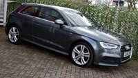 USED 2016 66 AUDI A3 1.4TFSi S-LINE 3 DOOR 6-SPEED 148 BHP (EURO 6) Sat Nav / Heated Seats / Park Asst