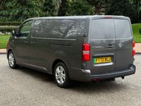 USED 2022 72 VAUXHALL Vivaro Electric 3100 75kWh Elite Panel Van 6dr Electric Auto L2 H1 (7.4kW Charger) (136 ps) RARE METALLIC GREY-LONG WHEELBASE