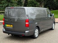 USED 2022 72 VAUXHALL Vivaro Electric 3100 75kWh Elite Panel Van 6dr Electric Auto L2 H1 (7.4kW Charger) (136 ps) RARE METALLIC GREY-LONG WHEELBASE