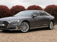 USED 2018 68 AUDI A8 3.0 TDI V6 50 SLIDING PAN ROOF SOFT CLOSE DOORS Saloon 4dr Diesel Tiptronic quattro Euro 6 (s/s) (286 ps) 
