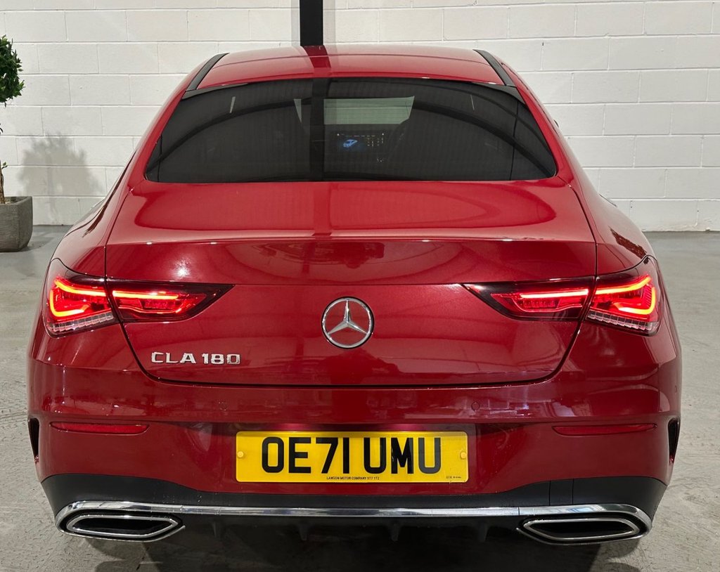 USED 2022 71 MERCEDES-BENZ CLA 1.3 CLA180 AMG Line (Premium 2) Coupe 4dr Petrol 7G-DCT Euro 6 (s/s) (136 ps) 