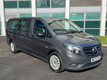 2022 MERCEDES-BENZ VITO 2.0 114 CDI PRO Tourer Double Cab 5dr Diesel G-Tronic RWD L3 Euro 6 (s/s) (136 ps) &pound;27750.00