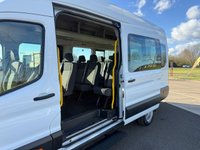 USED 2023 73 FORD TRANSIT 2.0 460 EcoBlue Leader Minibus Double Cab 5dr Diesel Auto RWD L4 H3 Euro 6 (s/s) (17 Seat, DRW) (165 ps) 17 SEATER | REAR AIR CON