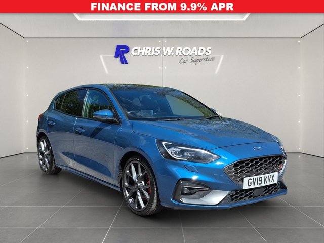 2019 FORD FOCUS 2.3T ECOBOOST ST 5DR 51,814 MILES 2019 GV19KVX PETROL MANUAL BLUE 17,500... photo
