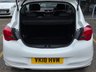 USED 2018 18 VAUXHALL CORSA 1.4i Turbo White Edition Hatchback 3dr Petrol Manual Euro 6 (s/s) (150 ps) 