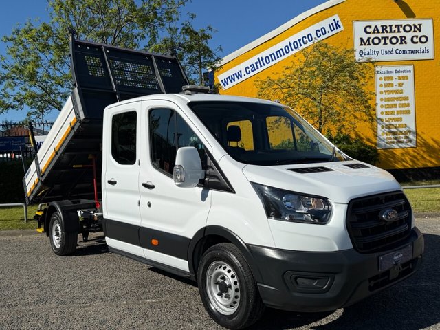 2020 20 Ford Transit 2.0 350 EcoBlue Leader Double Cab 4dr [ TIPPER ] RWD L3 Euro 6 (s/s) (130 ps)