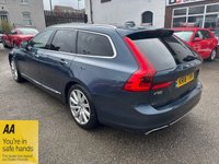 USED 2018 18 VOLVO V90 2.0 D5 PowerPulse Inscription Pro Estate 5dr Diesel Auto AWD Euro 6 (s/s) (235 ps) Stunning Vehicle - Volvo + One Private Owner - Full Volvo Dealership Service History - Satellite Navigation - Panoramic Sunroof - Leather Interior With Heated Seats - Apple/Android CarPlay - 4WD - &pound;6200 Of Volvo Extras - Comprehensive 6 Months Warranty (Option To Extend) - New 12 Months MOT - Climate - Cruise - 360" Camera - Xenium Pack - Family Pack - 18" Alloys - Park Sensors - DAB Radio - Bluetooth - 2 Keys - Free 12 Months AA Cover - Independent 88 Point Pre Sale Inspection With Health Check