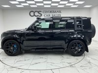 USED 2022 72 LAND ROVER DEFENDER 3.0 D300 MHEV X-Dynamic HSE Hard Top SUV 5dr Diesel Auto 4WD MWB Euro 6 (s/s) (300 ps) Finished In Santorini Black, This Defender Comes With Full Land Rover Service History, Rear Seat Conversion,  Blue Brake Callipers, 3D And Reverse Camera, 12 Months MOT, 3 Months Warranty, Finance And Extended Warranty Available.