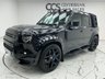 USED 2022 72 LAND ROVER DEFENDER 3.0 D300 MHEV X-Dynamic HSE Hard Top SUV 5dr Diesel Auto 4WD MWB Euro 6 (s/s) (300 ps) Finished In Santorini Black, This Defender Comes With Full Land Rover Service History, Rear Seat Conversion,  Blue Brake Callipers, 3D And Reverse Camera, 12 Months MOT, 3 Months Warranty, Finance And Extended Warranty Available.