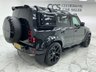 USED 2022 72 LAND ROVER DEFENDER 3.0 D300 MHEV X-Dynamic HSE Hard Top SUV 5dr Diesel Auto 4WD MWB Euro 6 (s/s) (300 ps) Finished In Santorini Black, This Defender Comes With Full Land Rover Service History, Rear Seat Conversion,  Blue Brake Callipers, 3D And Reverse Camera, 12 Months MOT, 3 Months Warranty, Finance And Extended Warranty Available.