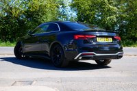 USED 2022 72 AUDI A5 2.0 TFSI 35 S line Coupe 2dr Petrol S Tronic Euro 6 (s/s) (150 ps) MYTHOS BLACK METALLIC PAINTWORK + VIRTUAL DASH + REAR CAMERA + CARPLY