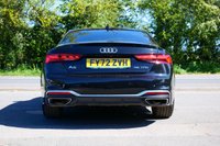 USED 2022 72 AUDI A5 2.0 TFSI 35 S line Coupe 2dr Petrol S Tronic Euro 6 (s/s) (150 ps) MYTHOS BLACK METALLIC PAINTWORK + VIRTUAL DASH + REAR CAMERA + CARPLY