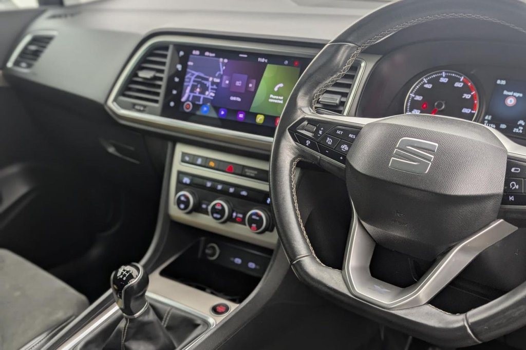 USED 2021 70 SEAT ATECA 1.5 TSI EVO XPERIENCE SUV 5dr Petrol Manual Euro 6 (s/s) (150 ps) Car Play, Sat Nav, 18"Alloys