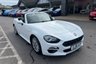 USED 2018 18 FIAT 124 1.4 MultiAir Classica Convertible 2dr Petrol Euro 6 (140 ps) 16In Alloys, Electrically Adjustable Door Mirrors, Leather Steering Wheel, Air Conditioning, Bluetooth 16In Alloys, Electrically Adjustable Door Mirrors, Leather Steering Wheel, Air Conditioning, Bluetooth